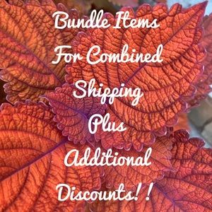 Bundle to Save More - Get Combined Shipping